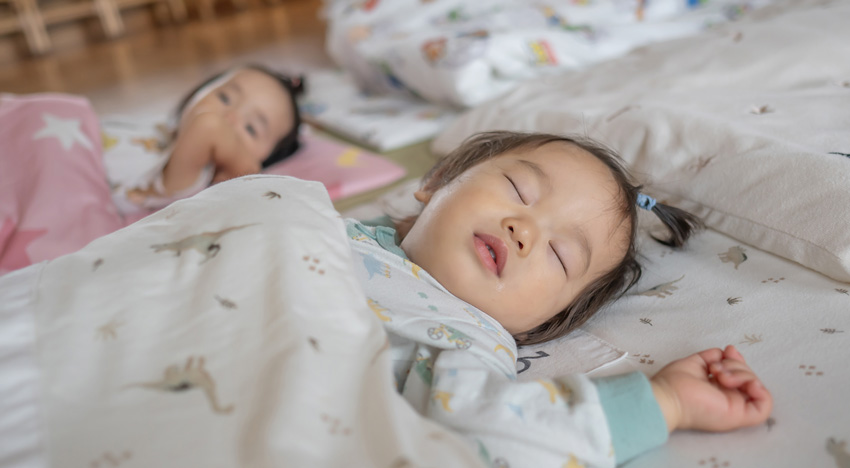 1日の流れ 給食・昼寝|三宝認定こども園｜ 社会福祉法人 愛和福祉会