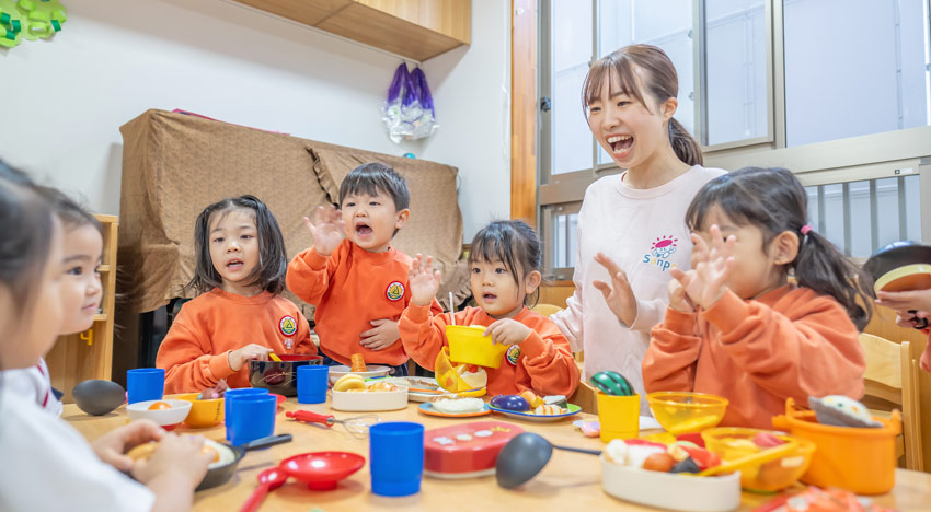 1日の流れ 随時降園|三宝認定こども園｜ 社会福祉法人 愛和福祉会